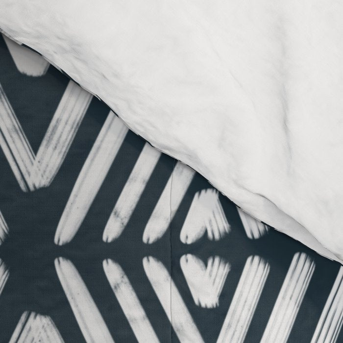 Stacked Arrows Navy and White Comforter Gallery Image 4