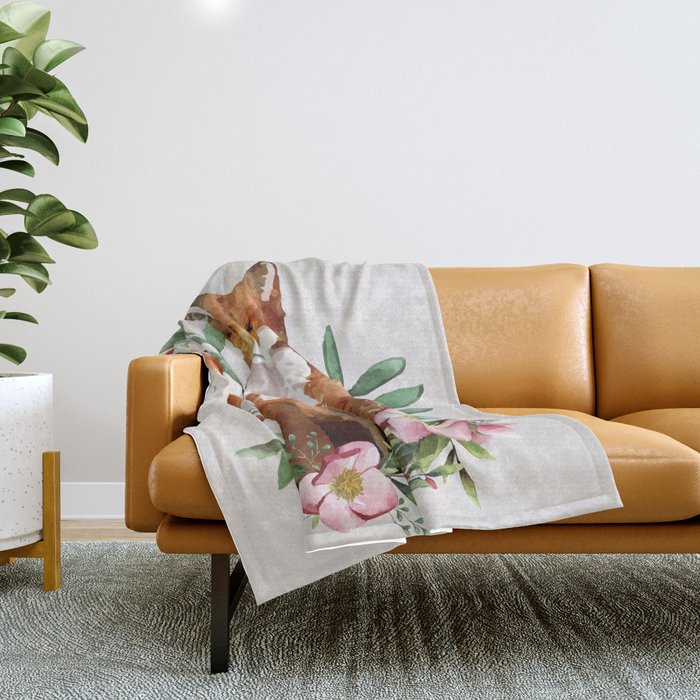 Autumn Fox II Throw Blanket Gallery Image 1