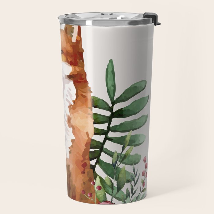 Autumn Fox II Travel Mug Gallery Image 2