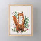 Autumn Fox II Mini Art Print Gallery Image 1