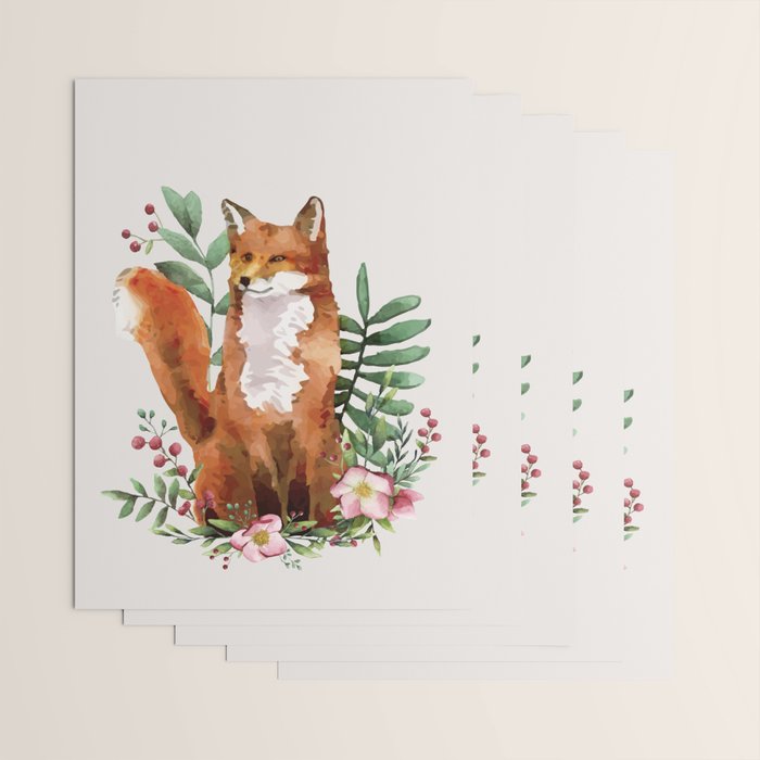Autumn Fox II Wrapping Paper Gallery Image 3