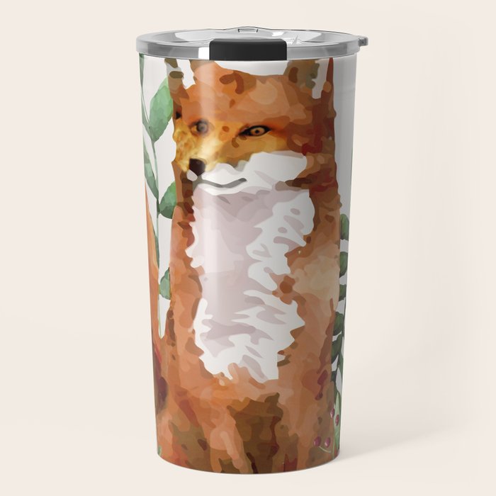 Autumn Fox II Travel Mug Gallery Image 1