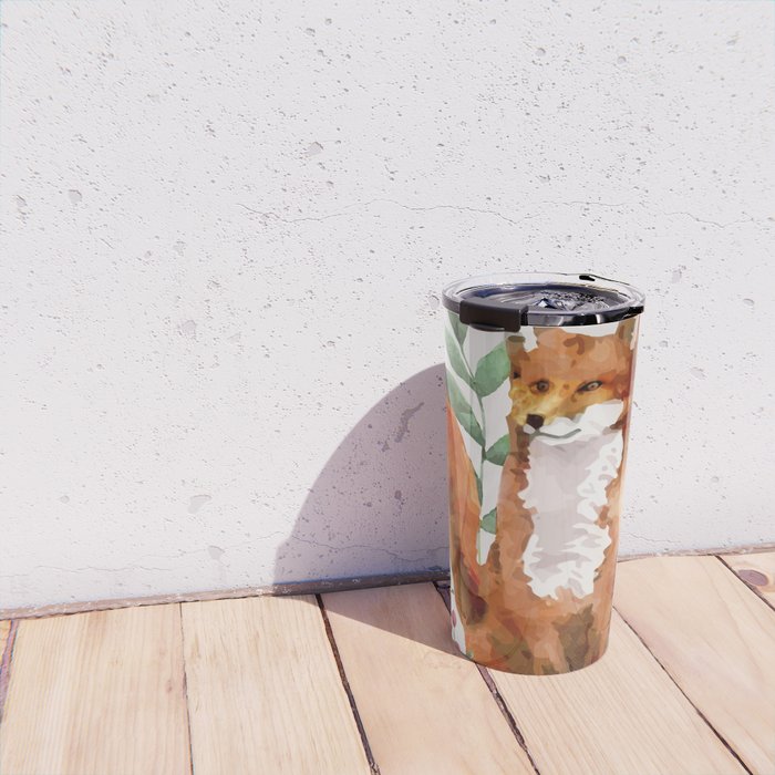 Autumn Fox II Travel Mug Gallery Image 4