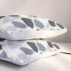 Terrazzo Mosaic Pattern, Gray and Neutral Pillow Sham Gallery Image 3