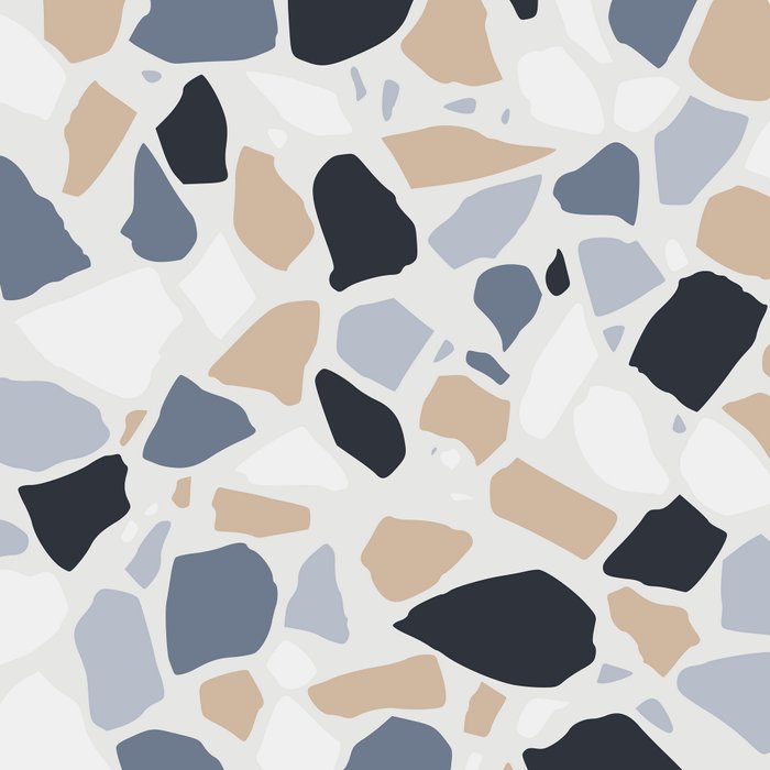 Terrazzo Mosaic Pattern, Gray and Neutral Coffee Mug Gallery Image 2