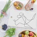 minimal line dance Cutting Board Gallery Image 2