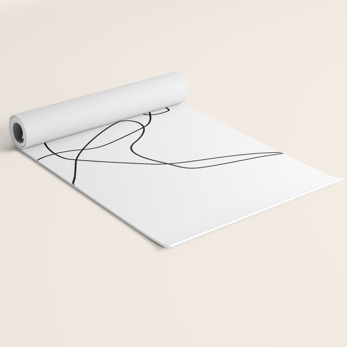 minimal line dance Yoga Mat Gallery Image 2