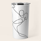 minimal line dance Travel Mug Gallery Image 1