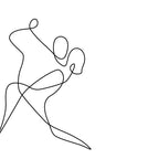 minimal line dance Coffee Mug Gallery Image 2