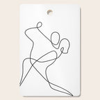 minimal line dance Cutting Board Gallery Image 1