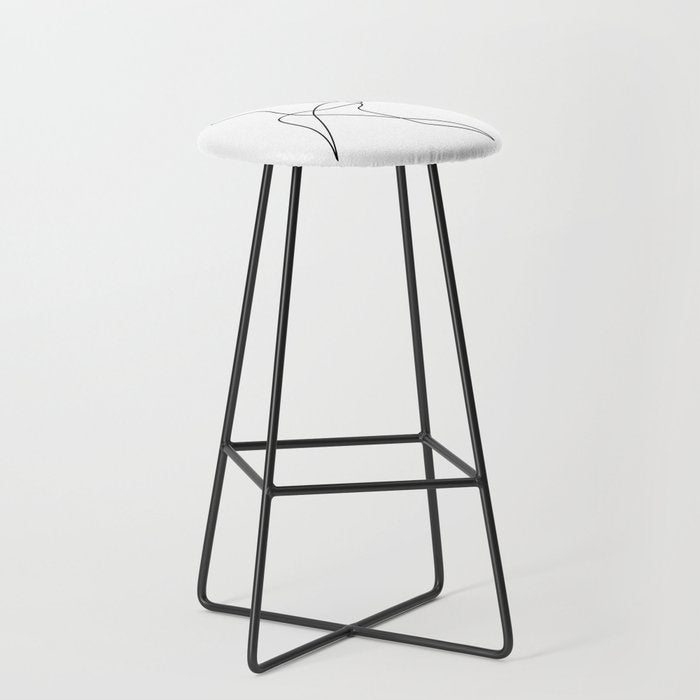 minimal line dance Stool Gallery Image 1