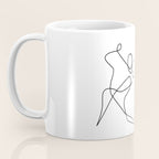 minimal line dance Coffee Mug Gallery Image 3