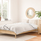 minimal line dance Duvet Cover Gallery Image 2