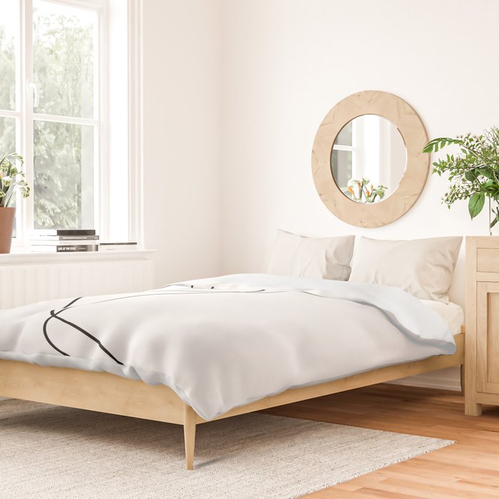 minimal line dance Duvet Cover Gallery Image 2