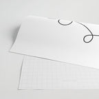 minimal line dance Wrapping Paper Gallery Image 2