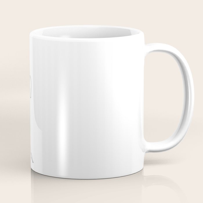 minimal line dance Coffee Mug Gallery Image 1