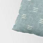 triple dash - dusty blue Pillow Sham Gallery Image 4