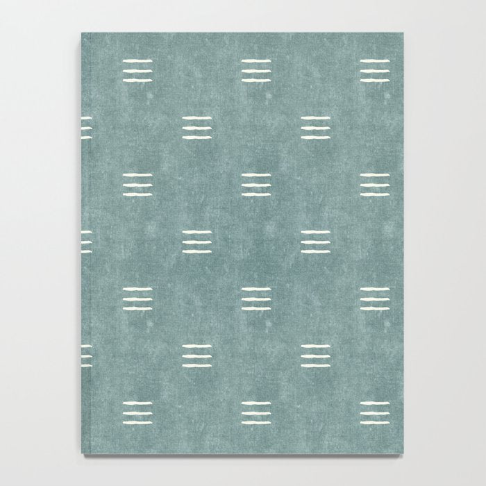 triple dash - dusty blue Notebook Gallery Image 4