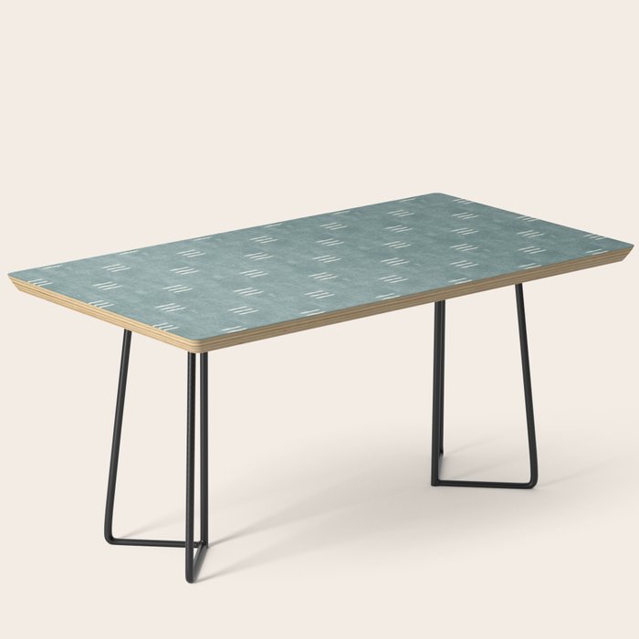 triple dash - dusty blue Coffee Table Gallery Image 1