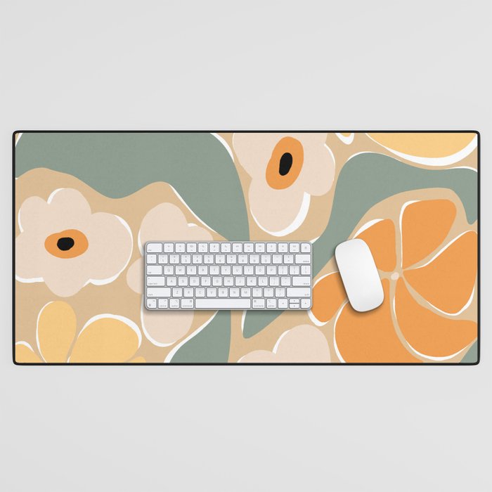 70s california flower market Desk Mat Gallery Image 1