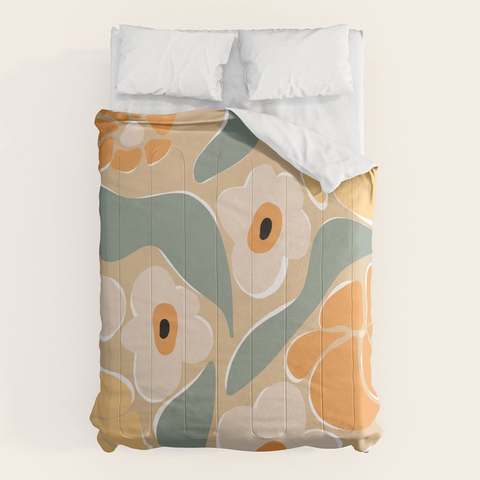 70s california flower market Comforter Gallery Image 6