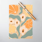 70s california flower market Wrapping Paper Gallery Image 1