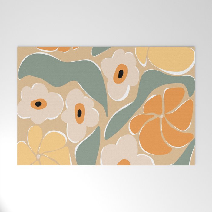 70s california flower market Welcome Mat Gallery Image 1