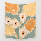 70s california flower market Wall Tapestry Gallery Image 4