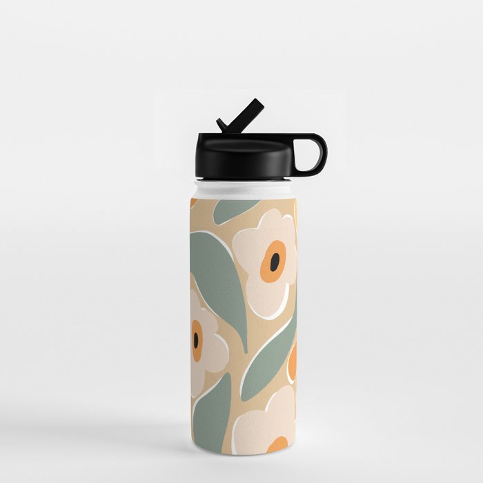 70s california flower market Water Bottle Gallery Image 1