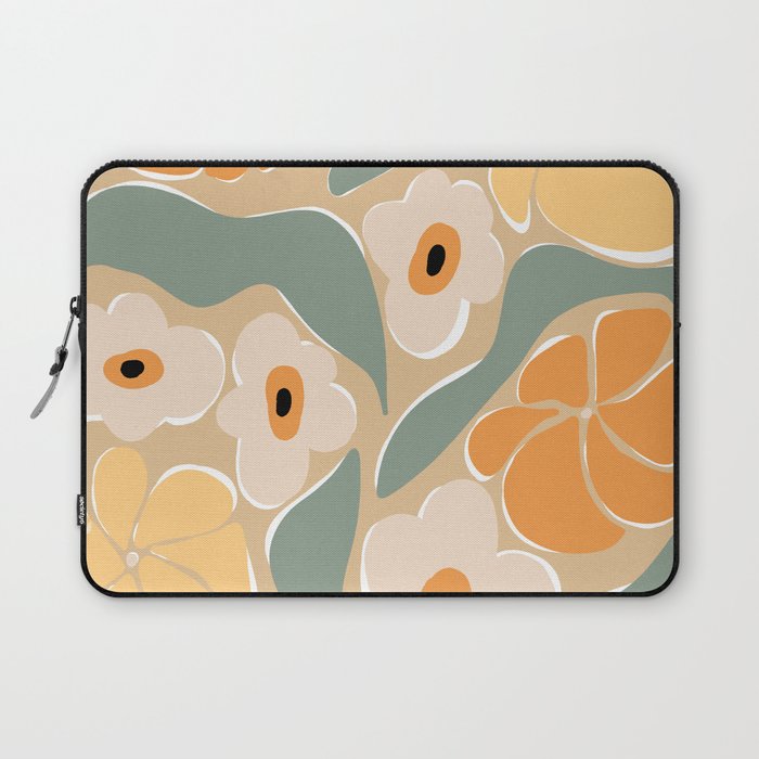 70s california flower market Laptop Sleeve Gallery Image 1