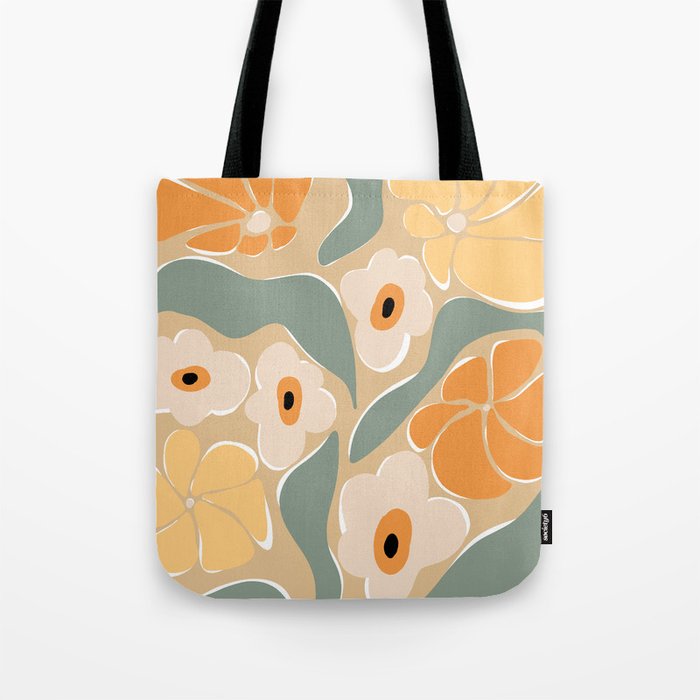 70s california flower market Tote Bag Gallery Image 1