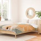 70s california flower market Duvet Cover Gallery Image 2