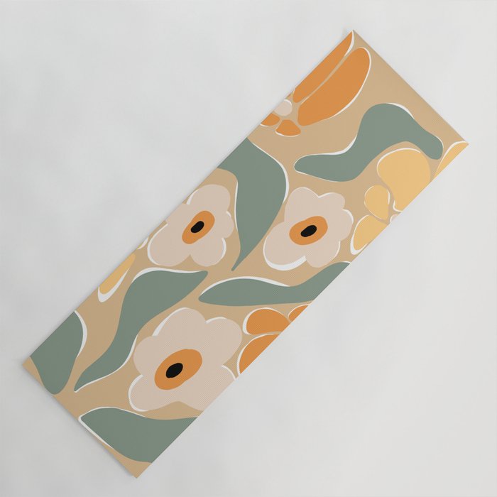70s california flower market Yoga Mat Gallery Image 1