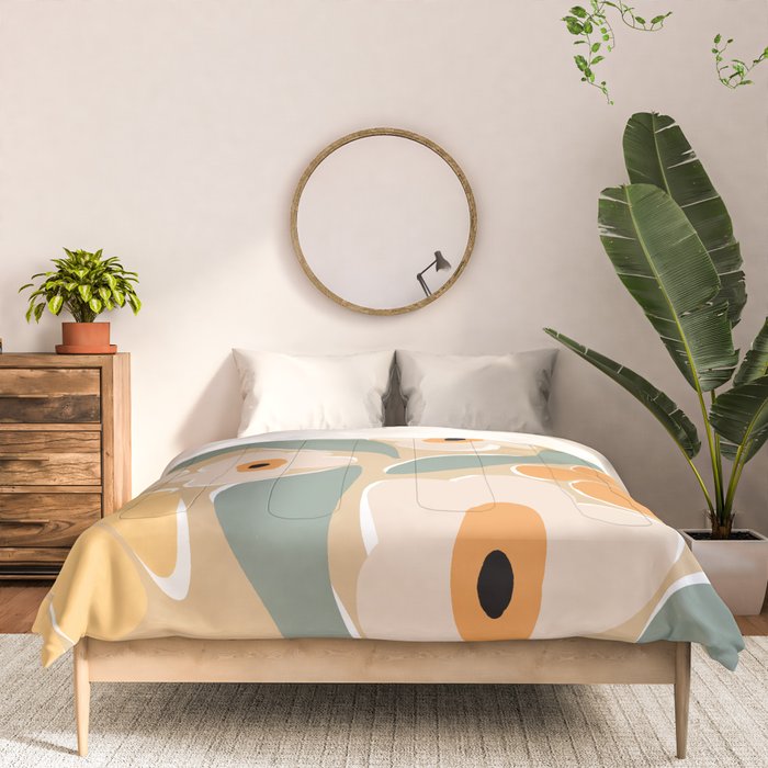 70s california flower market Comforter Gallery Image 3