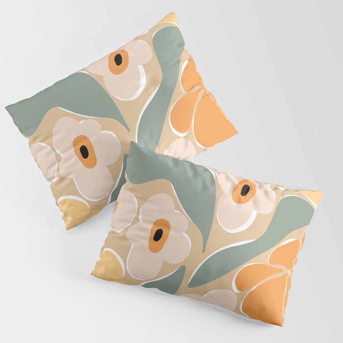 70s california flower market Pillow Sham Gallery Image 3