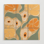 70s california flower market Wood Wall Art Gallery Image 1