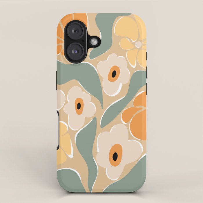 70s california flower market iPhone Case Gallery Image 1