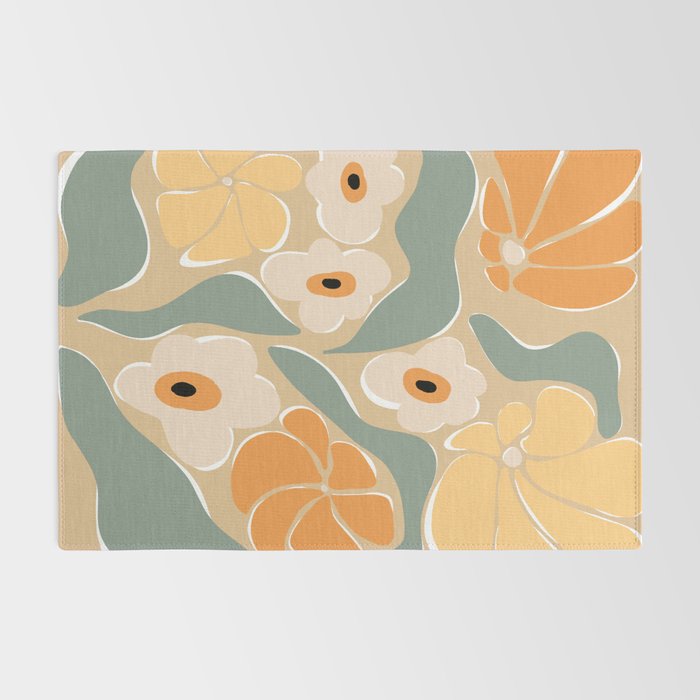 70s california flower market Rug Gallery Image 2