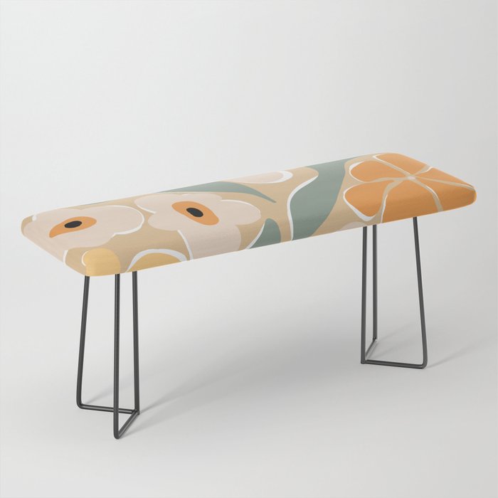 70s california flower market Bench Gallery Image 1