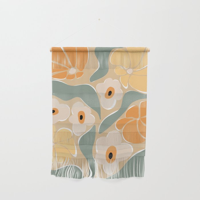 70s california flower market Wall Hanging Gallery Image 1