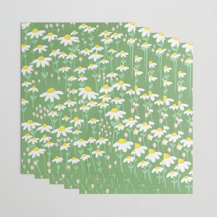 Chamomile Dream Wrapping Paper Gallery Image 3