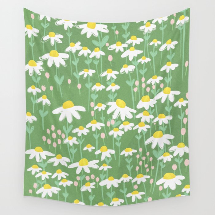 Chamomile Dream Wall Tapestry Gallery Image 4