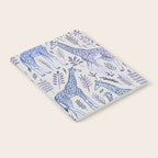 Blue Giraffe Pattern Notebook Gallery Image 2