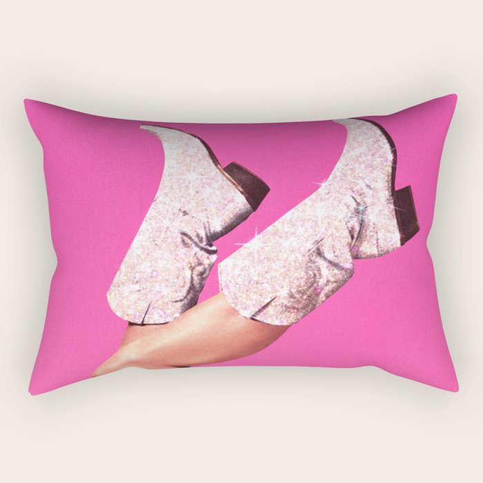 These Boots - Let's go party Rectangular Pillow Gallery Image 1