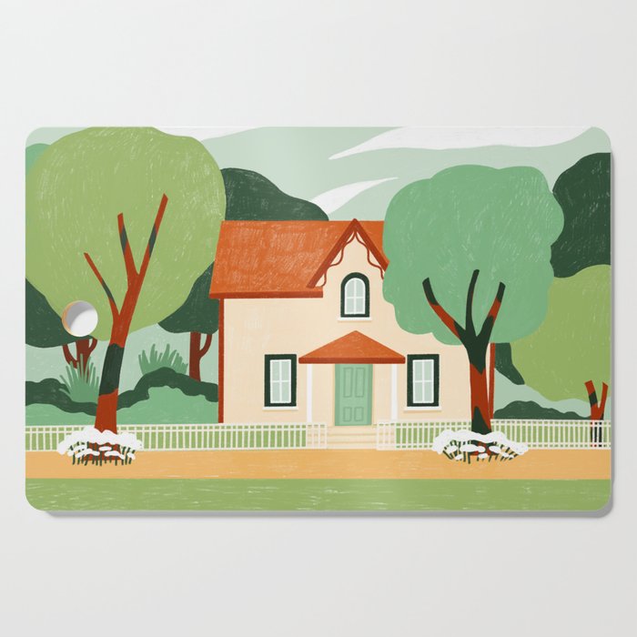 House in the woods Cutting Board Gallery Image 1
