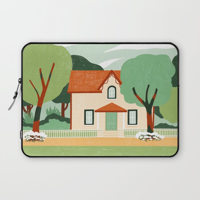 House in the woods Laptop Sleeve Gallery Image 1