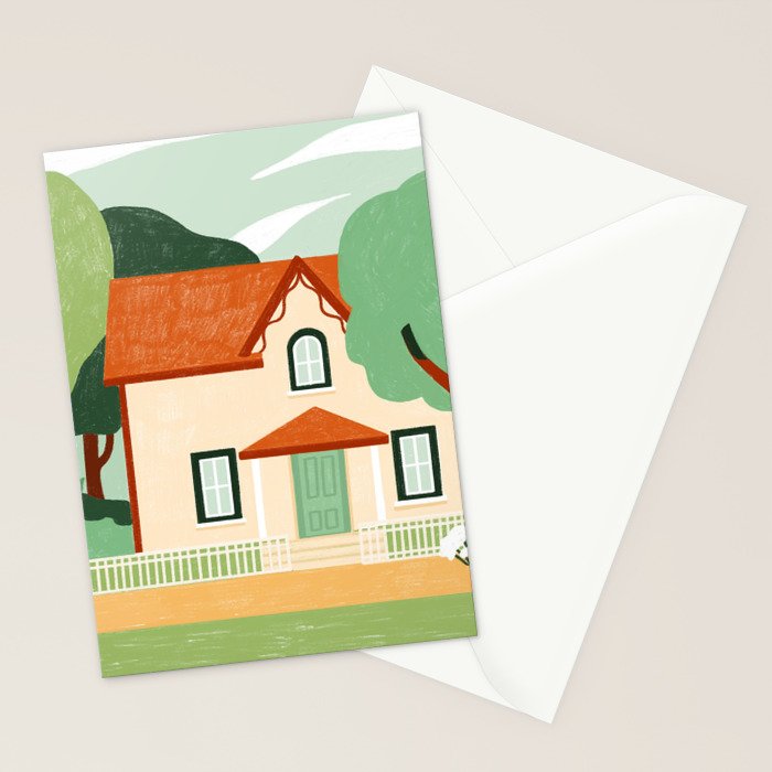 House in the woods Stationery Card Gallery Image 2