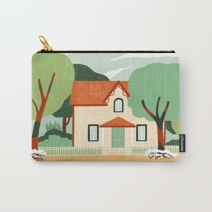 House in the woods Carry All Pouch Gallery Image 1