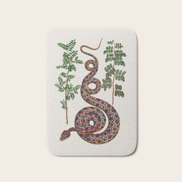 Mimosa Snake Seba Albertus Bath Mat Gallery Image 1