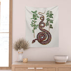 Mimosa Snake Seba Albertus Wall Tapestry Gallery Image 2